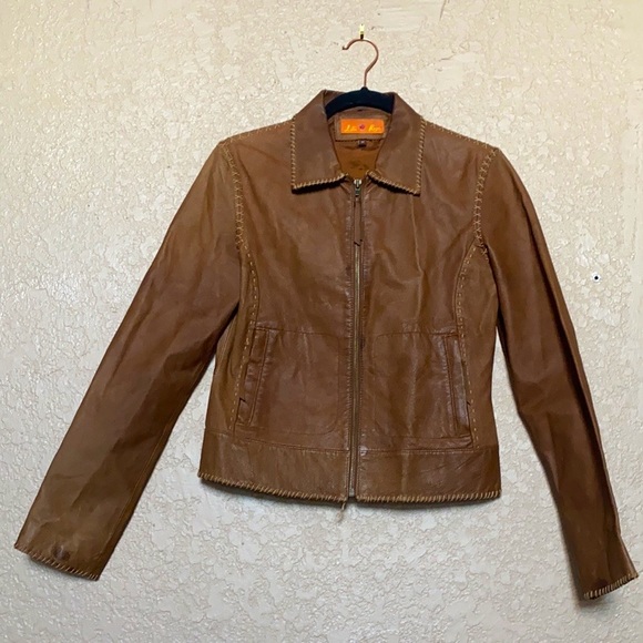 LILI ROSE LEATHER JACKET - Picture 2 of 4